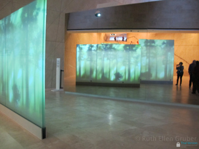 "The forest" -- entry into the core exhibit